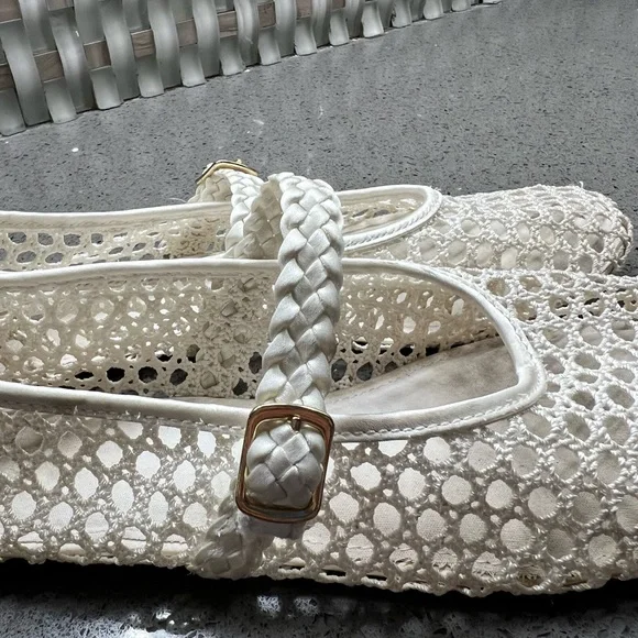 Zara openworks ballet flats size 4 - Picture 5 of 7